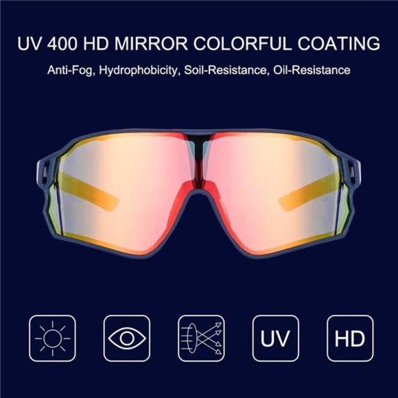 Polarized Sunglasses UV Protection for Women Men Cycling Sunglasses - Picture 3 of 5